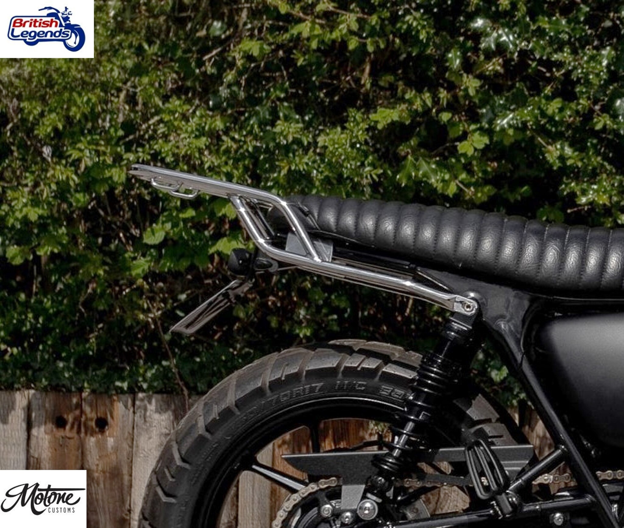 Stainless-Steel Luggage Rack for Triumph Twins