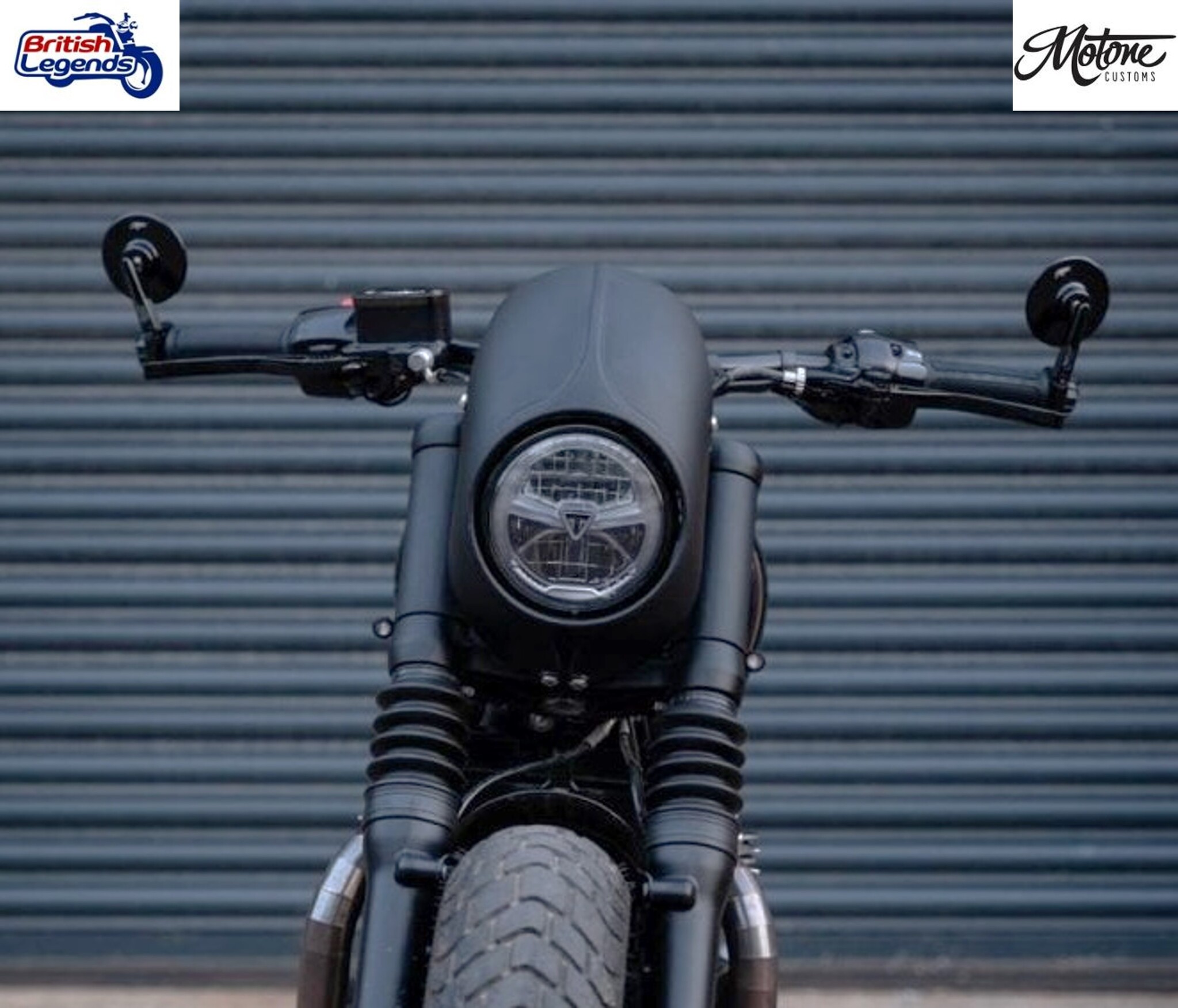 Aluminium Headlight Shroud for Triumph Bobber