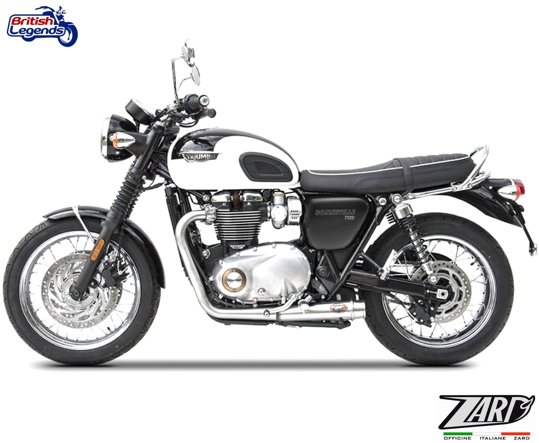 Zard Silencers for Bonneville T120 (2016-2021)