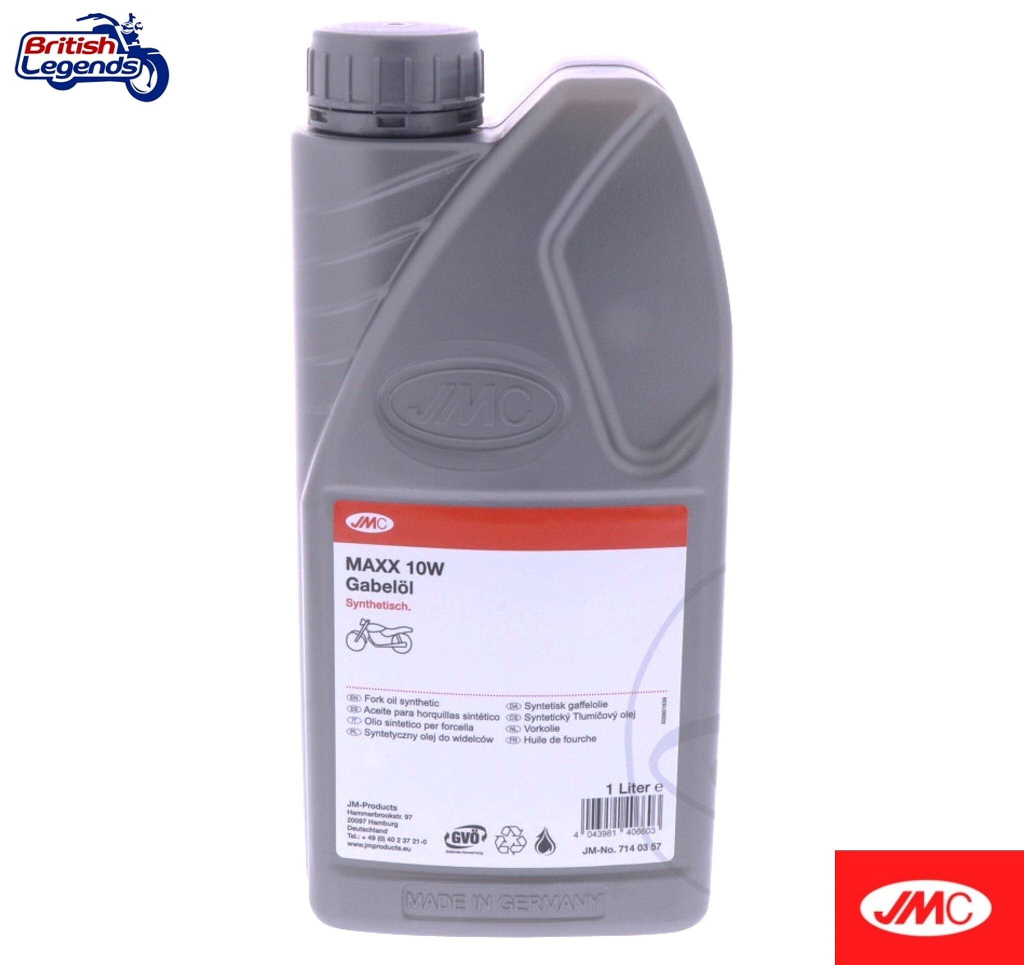 Aceite de Horquilla JMC (botella de 1 litro)