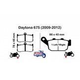 Plaquettes Sintérisées pour Triumph Daytona 675