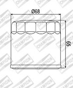 Oil Filter for Kawasaki W650/W800