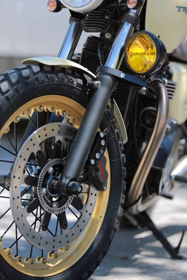 Phare Additionnel Kit Complet pour Triumph Twins