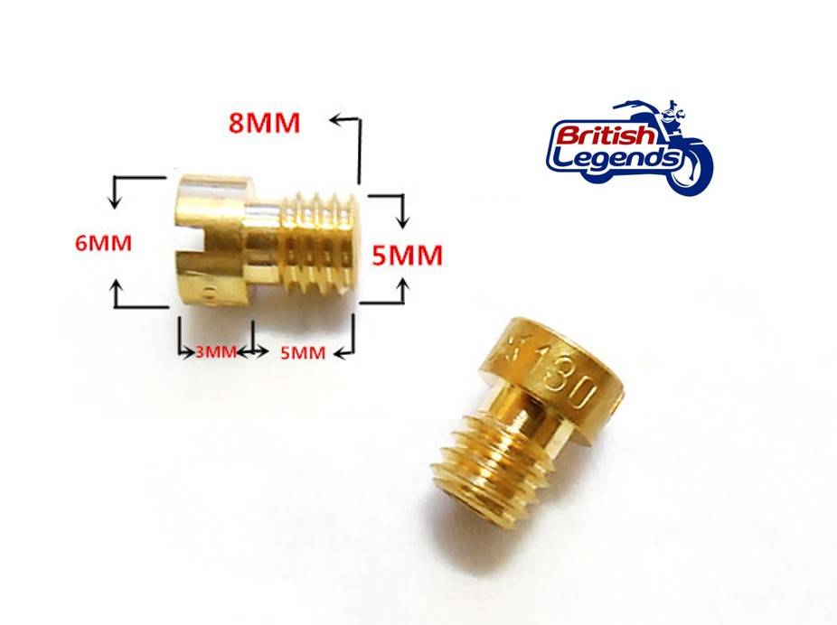 Main Jets for Keihin carbs on Triumph motorbikes