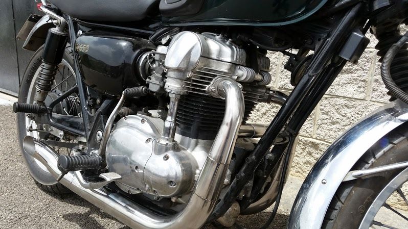 Escape Inox Hot-Rod para Kawasaki W650/W800