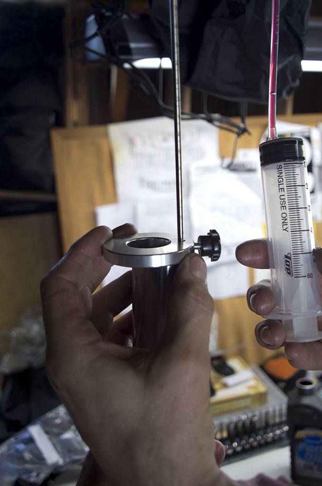 Fork Oil Syringe & Dipstick Gauge Kit