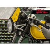 Black Alloy Fork Sleeves for Triumph Twins