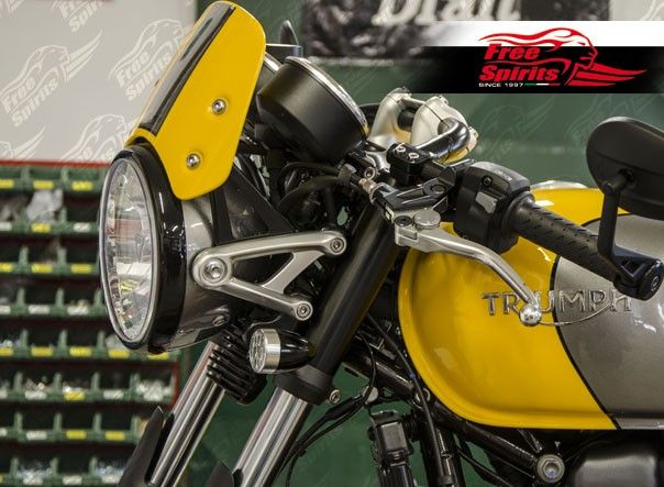 Black Alloy Fork Sleeves for Triumph Twins