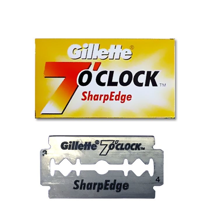 Gilette 7 O'clock super stainless double edge blades