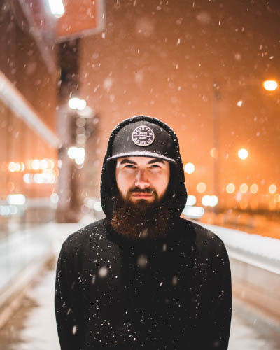 Using beard oil