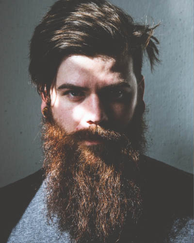Using beard comb