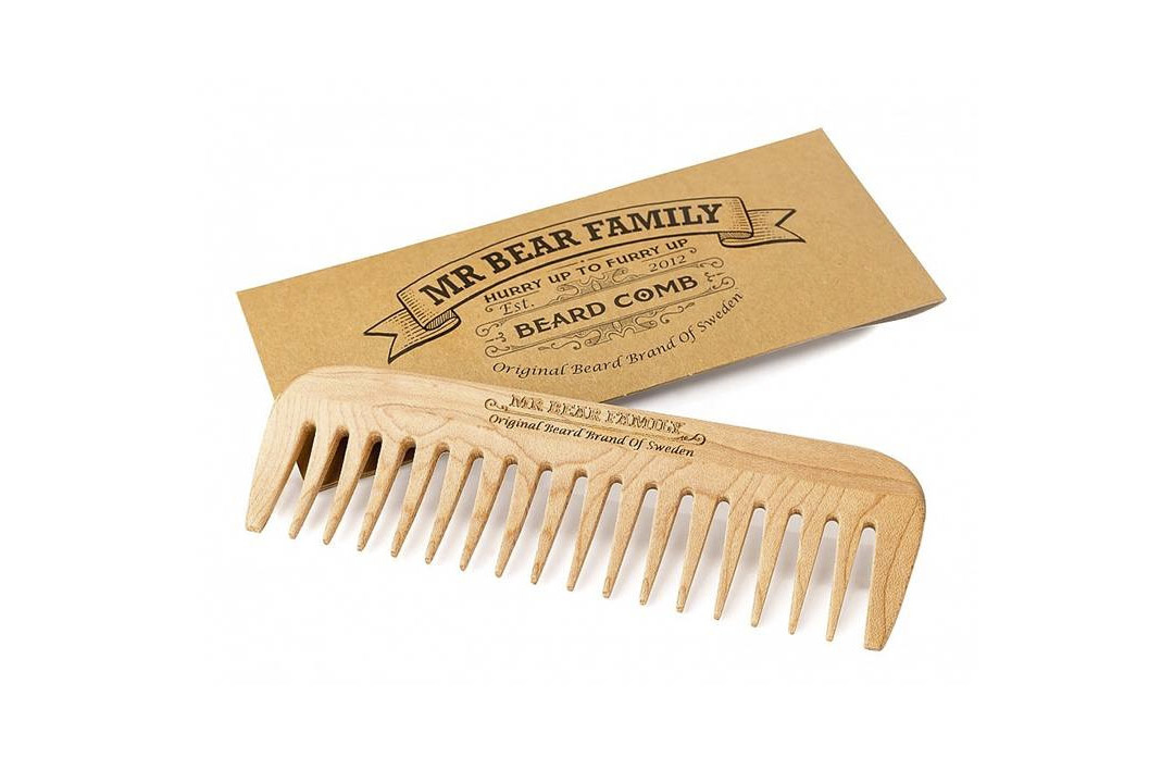 buy wooden beard comb