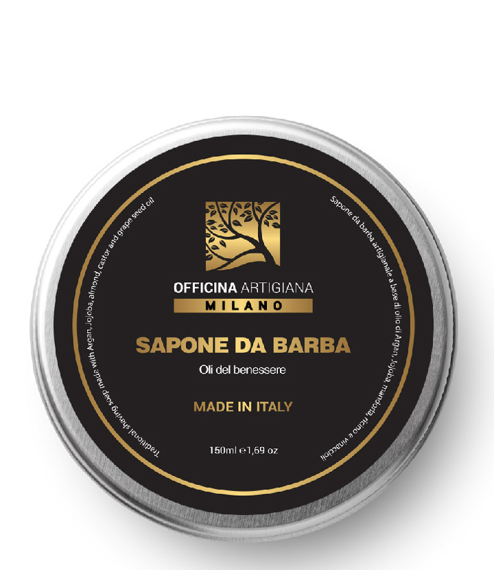 OFFICINA ARTIGIANA MILANO Barbersæbe - Oli del Benessere