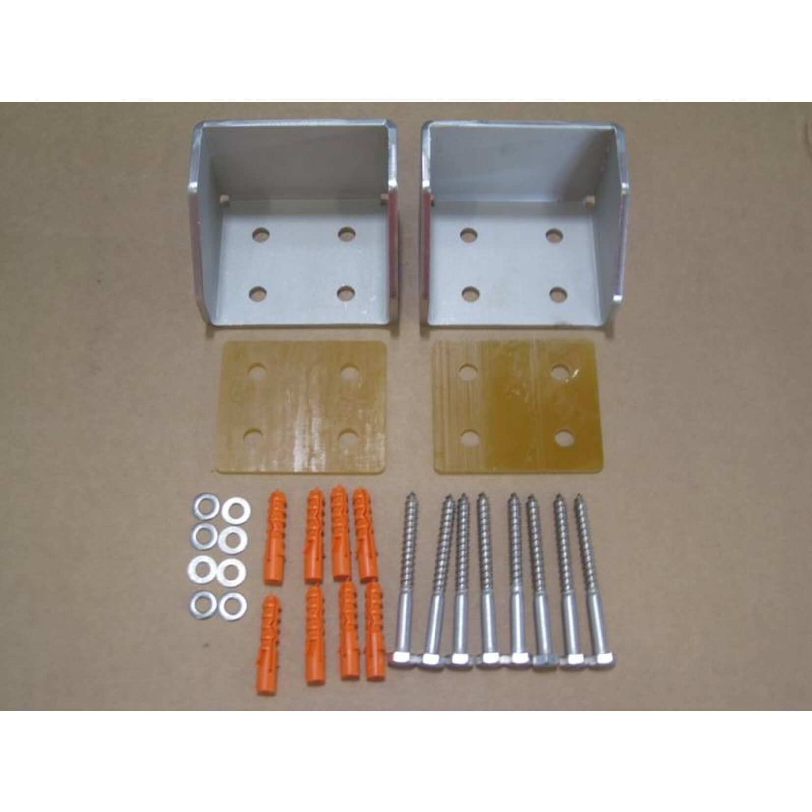 T&A RVS bevestigingset / beugelset