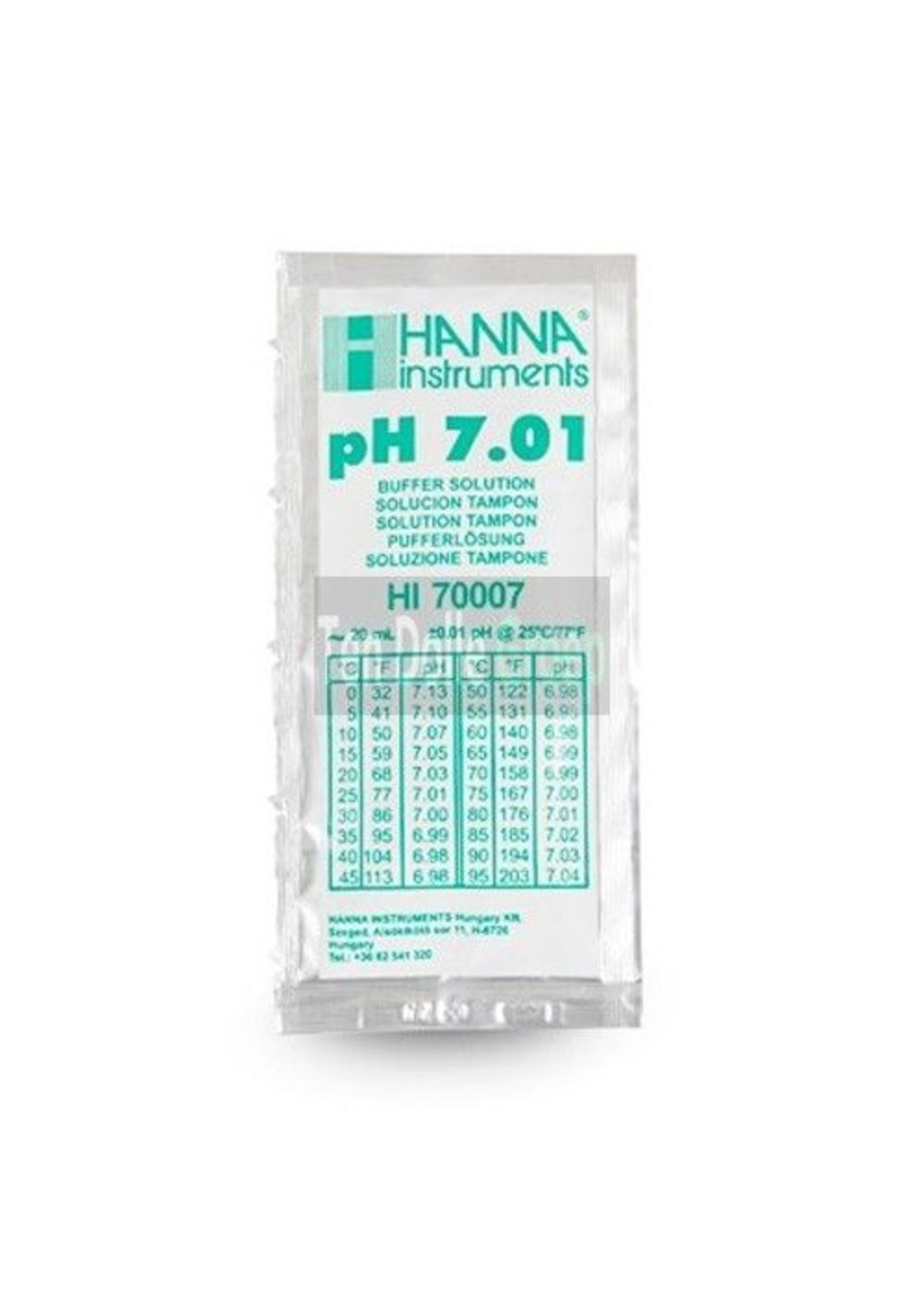 Hanna Instruments calibration fluid pH7.01