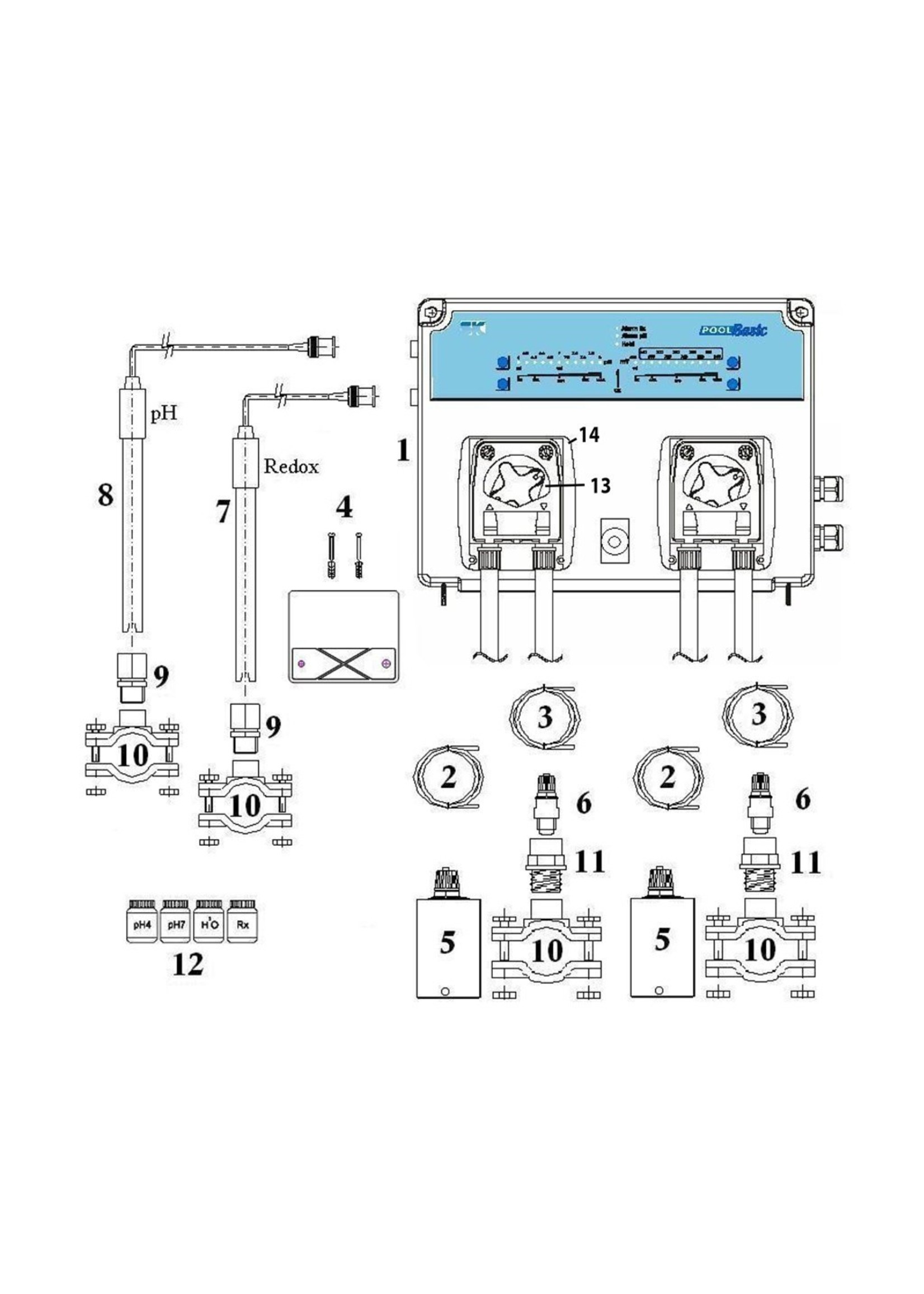 SEKO Batterie de rechange pour les électrodes pH et ORP - Copy - Copy