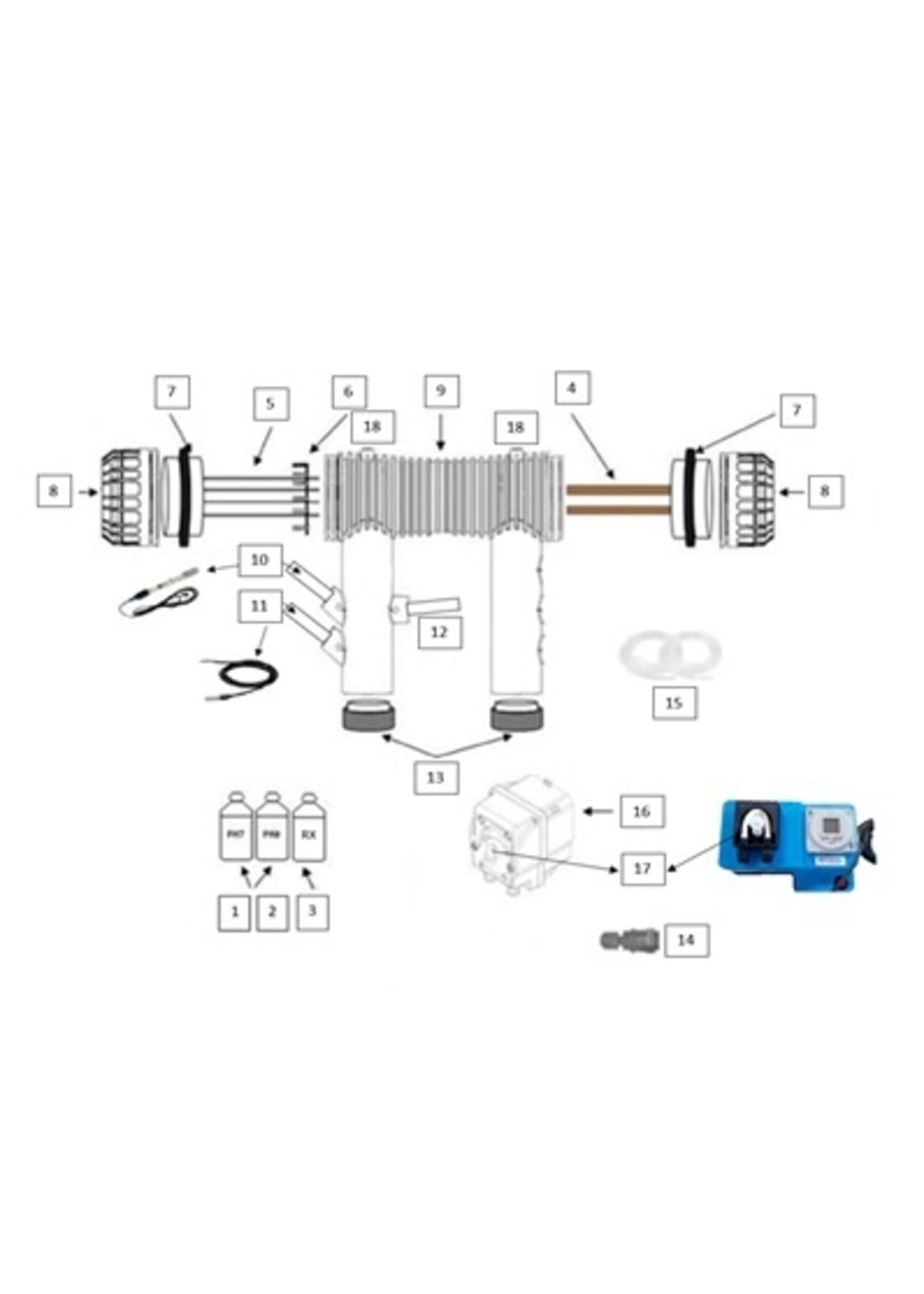 Microdos Oxymatic Onderdelen