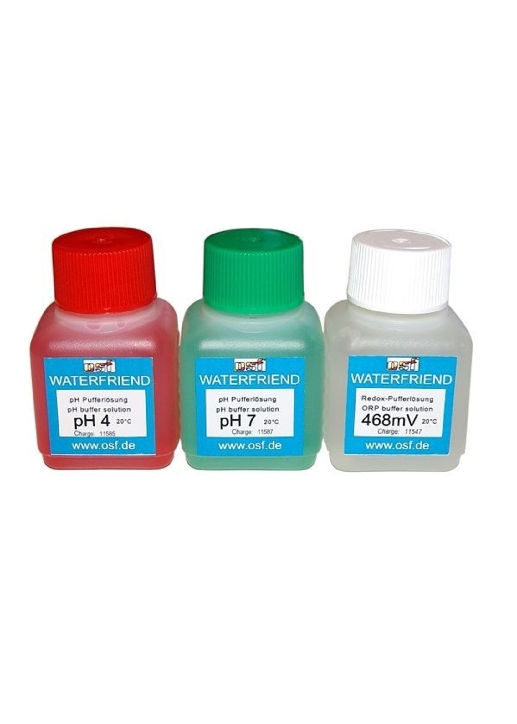 OSF 3 bufferoplossingen (ingesteld voor pH en ORP)