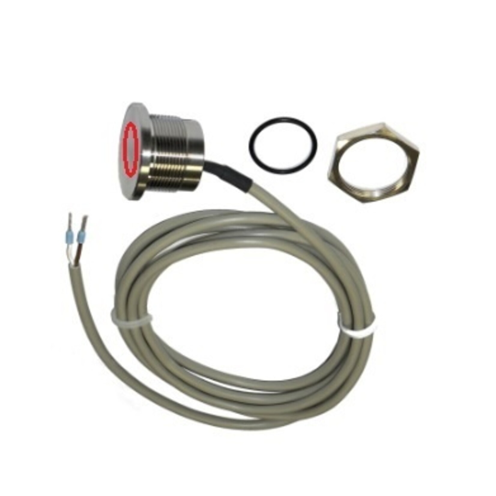 OSF EL-drukknop met kabel (IP68), verlicht