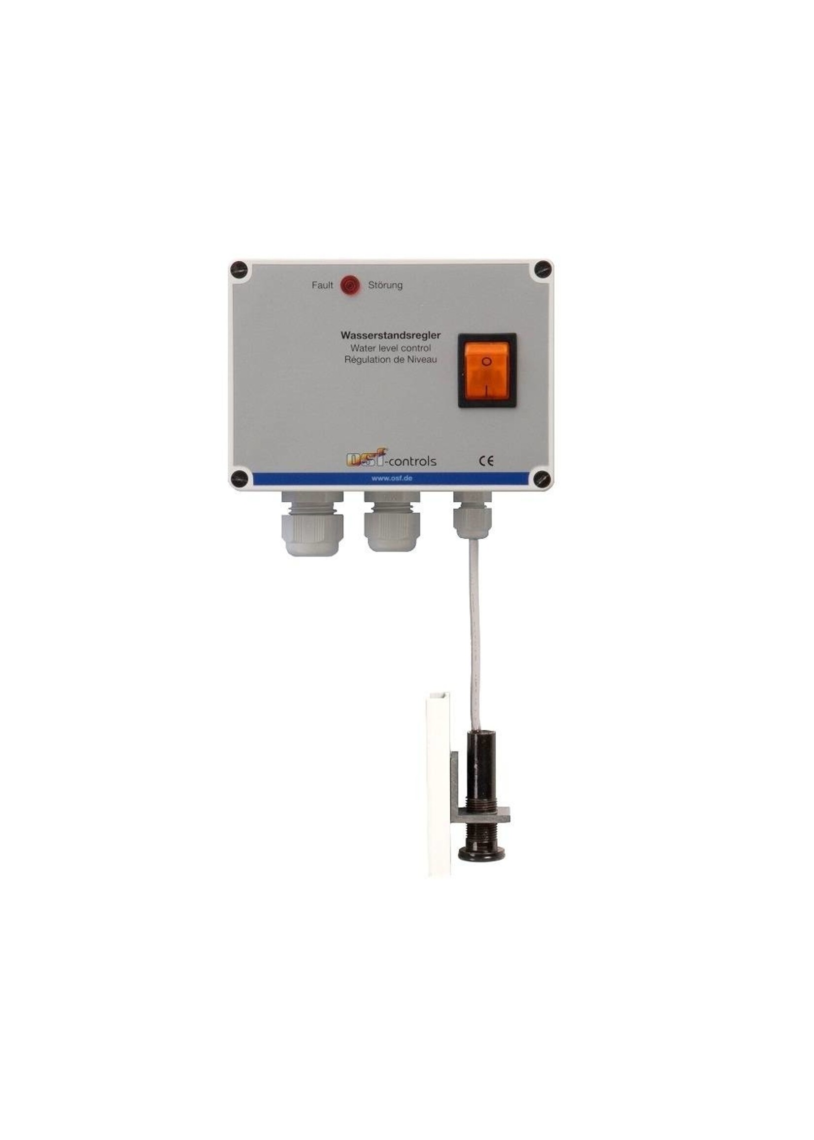 OSF SNR-1609 met storingsmelding, zonder magneetventiel en 15 m sensorkabel