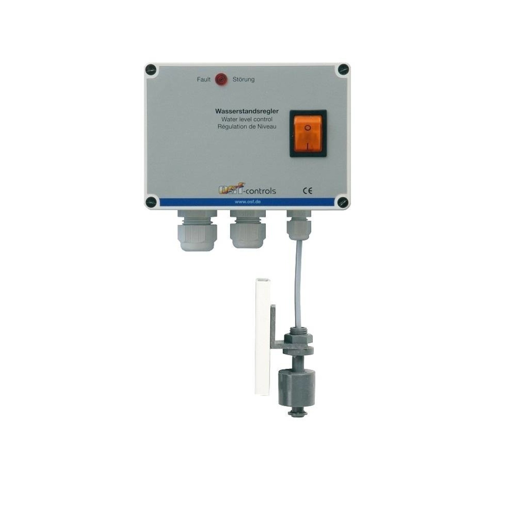 OSF SNR-1609 met storingsmelding, zonder magneetventiel en 5 m sensorkabel