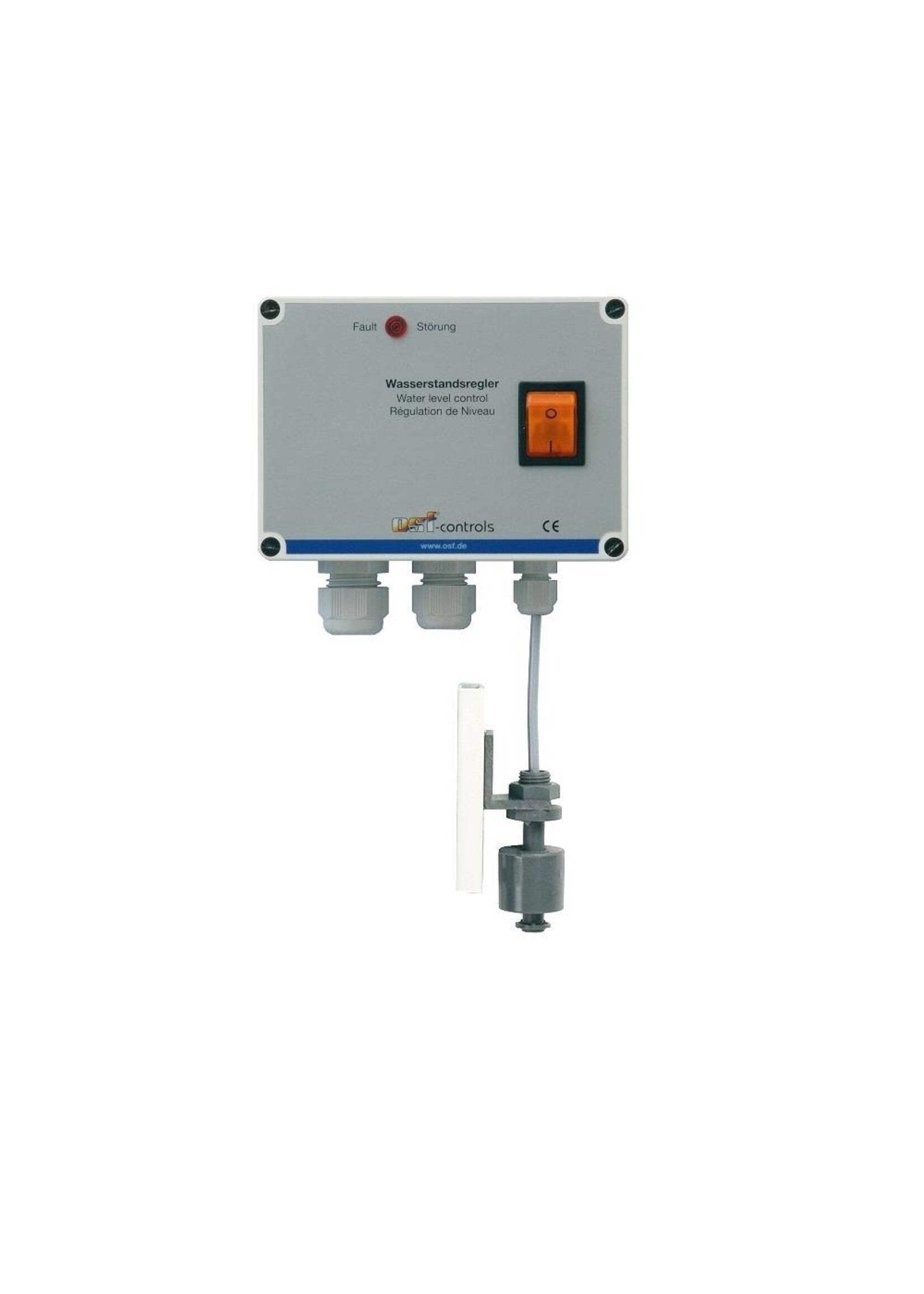 OSF SNR-1609 met storingsmelding, zonder magneetventiel en 5 m sensorkabel