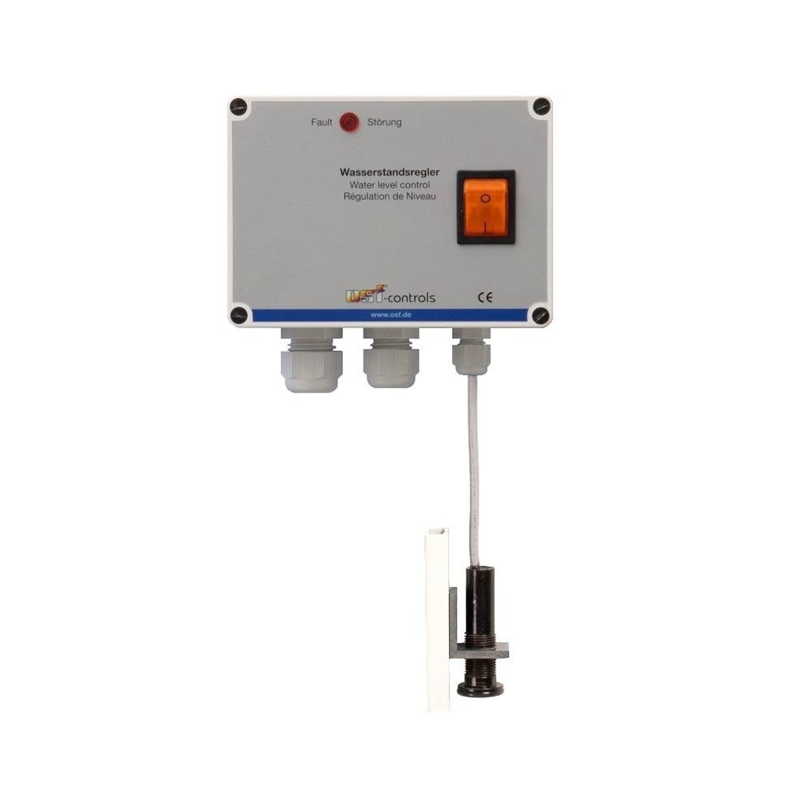 OSF SNR-1609 met storingsmelding, zonder magneetventiel en 5 m sensorkabel