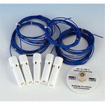 OSF Waterniveausensor 5-voudig (V2A) met gekleurde kabels (3 m)