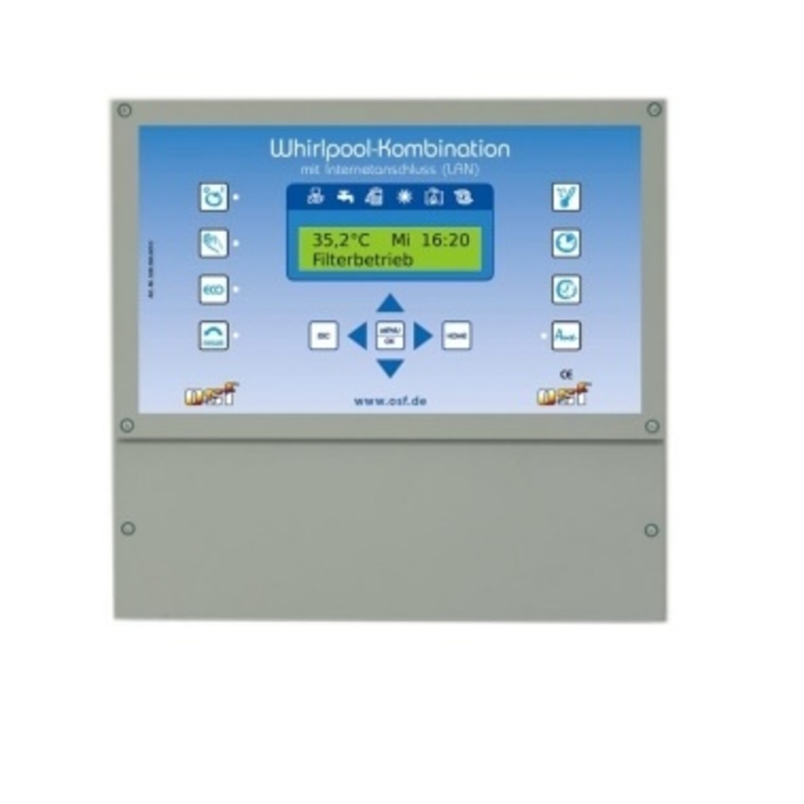 OSF Whirlpoolcombinatie (2 bedieningen) met internetaansluiting