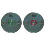 OSF EL-drukknop met kabel (IP68), verlicht en rond deksel (set).