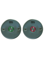 OSF EL-drukknop met kabel (IP68), verlicht en rond deksel (set).