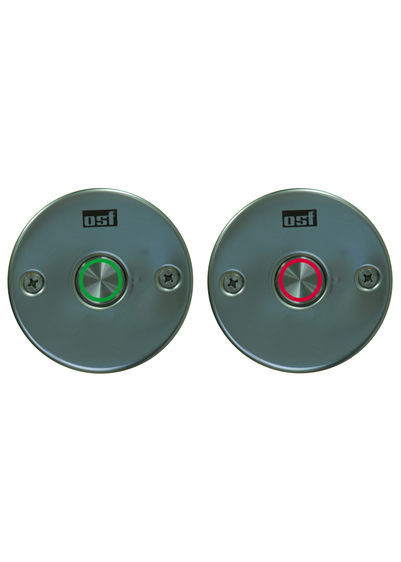 OSF EL-drukknop met kabel (IP68), verlicht en rond deksel (set).