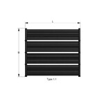 Elios EPDM profiel Elios op rollen 60 m (= 1 m²)