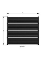 Elios EPDM profiel Elios op rollen 60 m (= 1 m²)