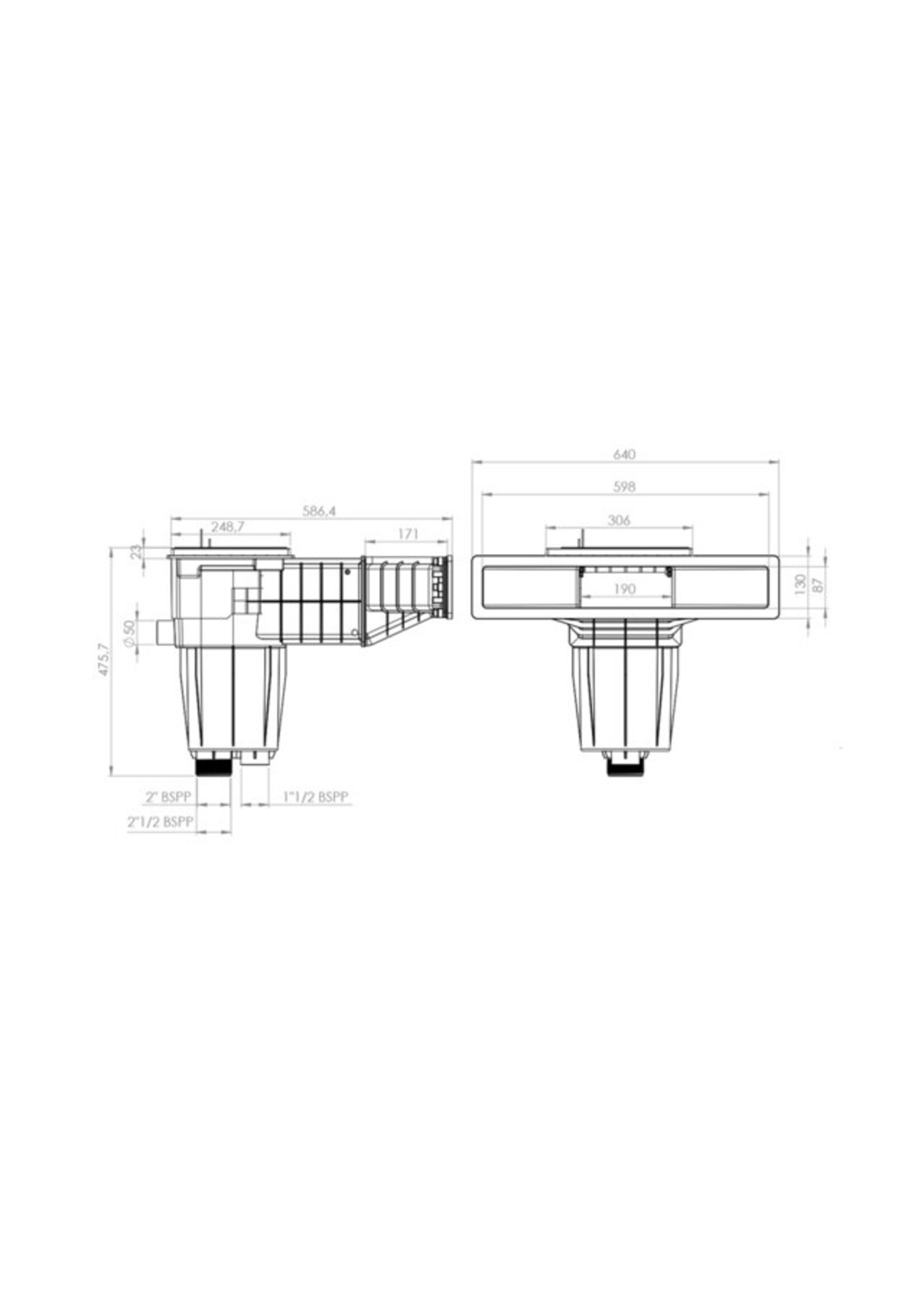 Hayward grande ouverture Skimmer - Copy - Copy