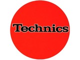Technics Logo Black On Orange Slipmats