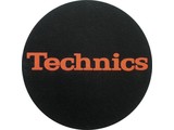 Technics Logo Red on Black slipmatten