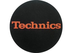 Technics Logo Red On Black by Slipmat Factory