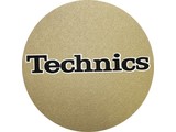 Technics Logo Black On Gold slipmatten