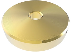 Goudkleurige 45 RPM adapter voor 7" singles