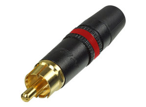 Tasker afgeschermde Phonokabel met REAN connectors (1,5m)