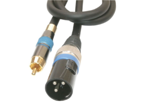 RCA naar XLR, MALE / MALE, 2 meter