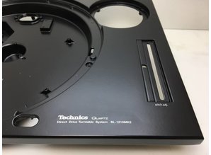 Mat Zwarte Behuizing voor Technics SL-1210 (of SL-1200) MK2