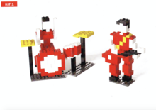 White Stripes Lego Kit