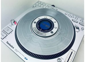 Technics SL-DZ1200 Real Vinyl Slip Disc Silver Flow