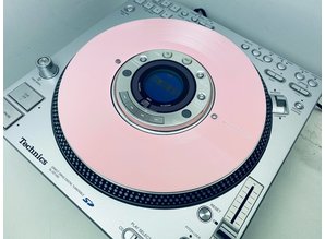 Technics SL-DZ1200 Real Vinyl Slip Disc Pink Light