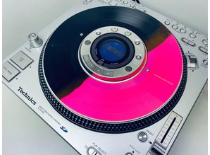 Technics SL-DZ1200 Real Vinyl Slip Pink Black Split