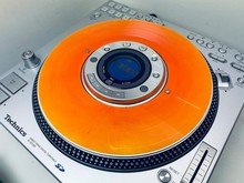 SL-DZ1200 Slip Disc Clear Orange Flame