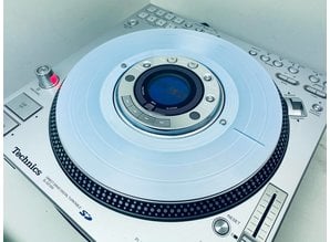 Technics SL-DZ1200 Real Vinyl Slip Disc Crystal Clear