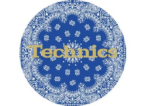 Technics Blue Bandana slipmatten, professionele kwaliteit van Magma